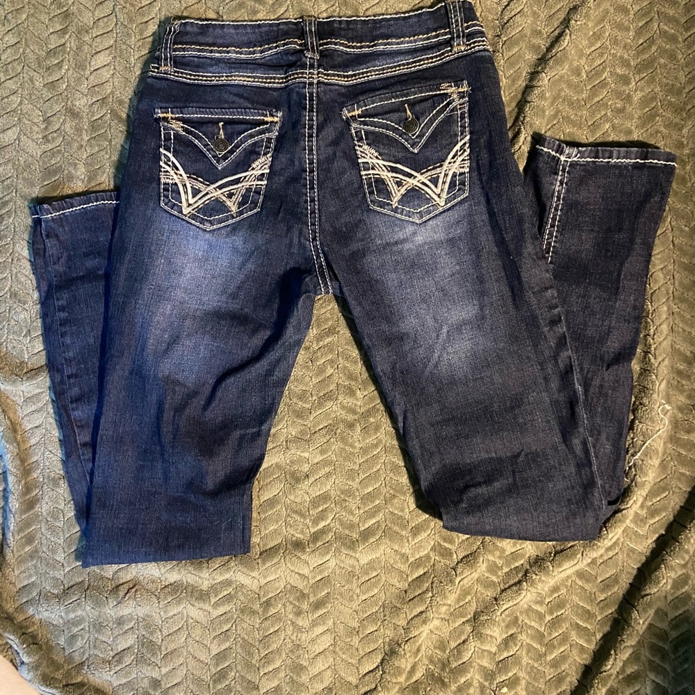 Cato Blue Boot Cut Jeans with Classic Fading